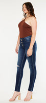 Wesley High Rise Super Skinny Jeans - Curvy - Official Kancan USA