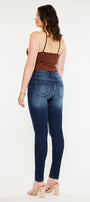 Wesley High Rise Super Skinny Jeans - Curvy - Official Kancan USA