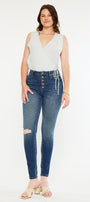 Wesley High Rise Super Skinny Jeans - Curvy - Official Kancan USA