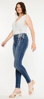 Wesley High Rise Super Skinny Jeans - Curvy - Official Kancan USA