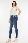 Wesley High Rise Super Skinny Jeans - Curvy - Official Kancan USA