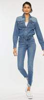 Lucia High Rise Ankle Skinny Jeans - Official Kancan USA