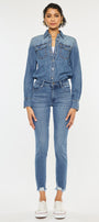 Lucia High Rise Ankle Skinny Jeans - Official Kancan USA