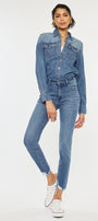 Lucia High Rise Ankle Skinny Jeans - Official Kancan USA