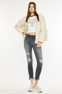  Lourdes High Rise Ankle Skinny Jeans - Official Kancan USA