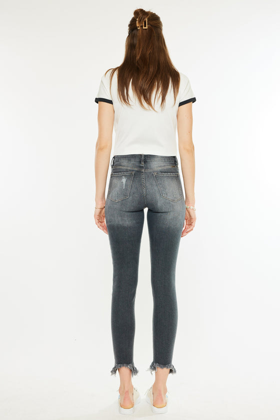 Lourdes High Rise Ankle Skinny Jeans - Official Kancan USA