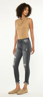 Lourdes High Rise Ankle Skinny - Official Kancan USA