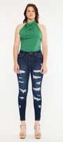 Monroe High Rise Super Skinny Jeans - Curvy - Official Kancan USA