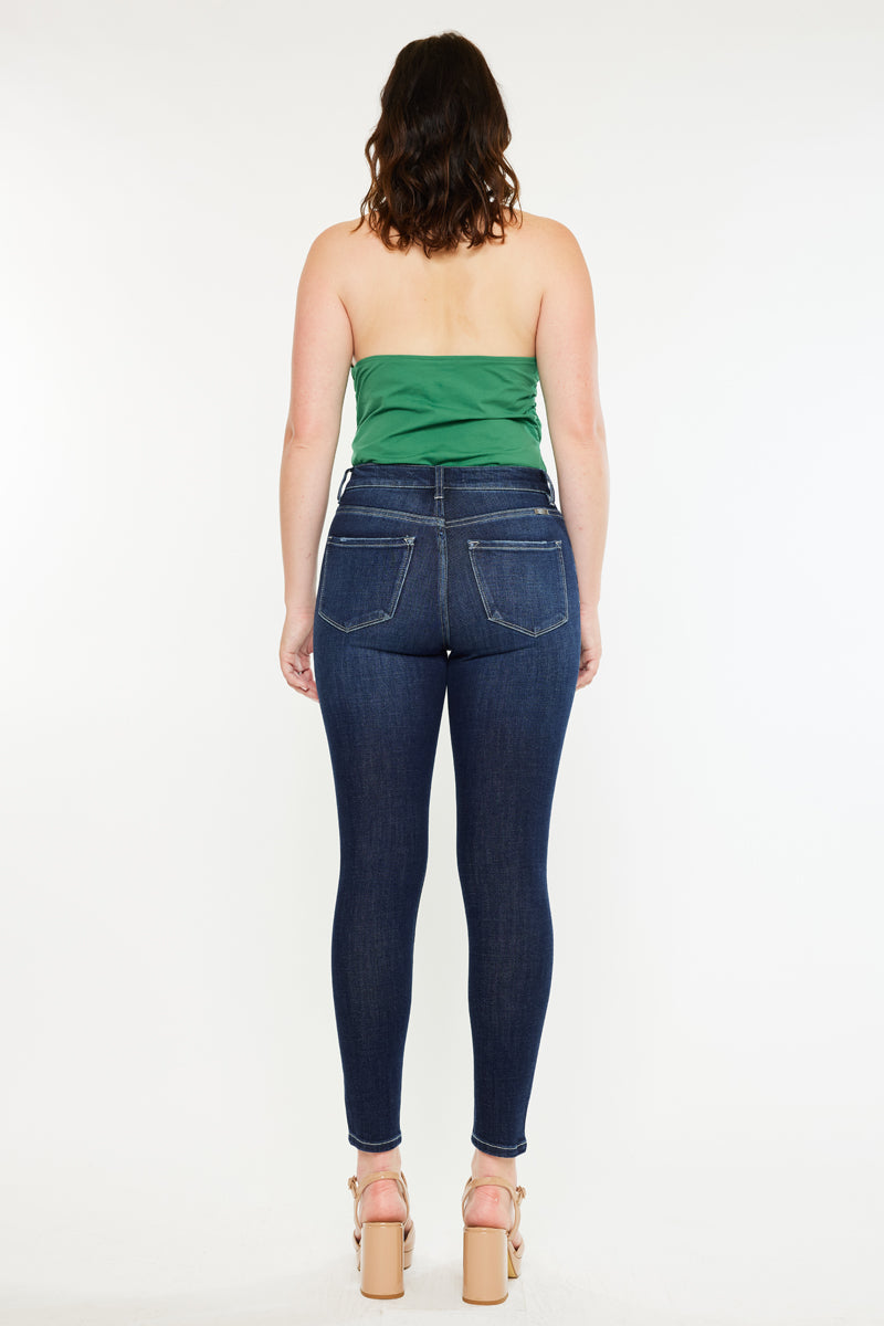 Monroe High Rise Super Skinny Jeans - Curvy - Official Kancan USA