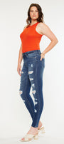 Monroe High Rise Super Skinny Jeans - Curvy - Official Kancan USA
