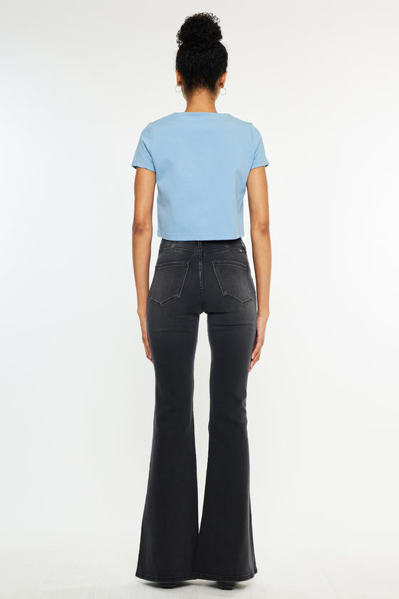 Marcy Ultra High Rise Flare Jeans - Official Kancan USA