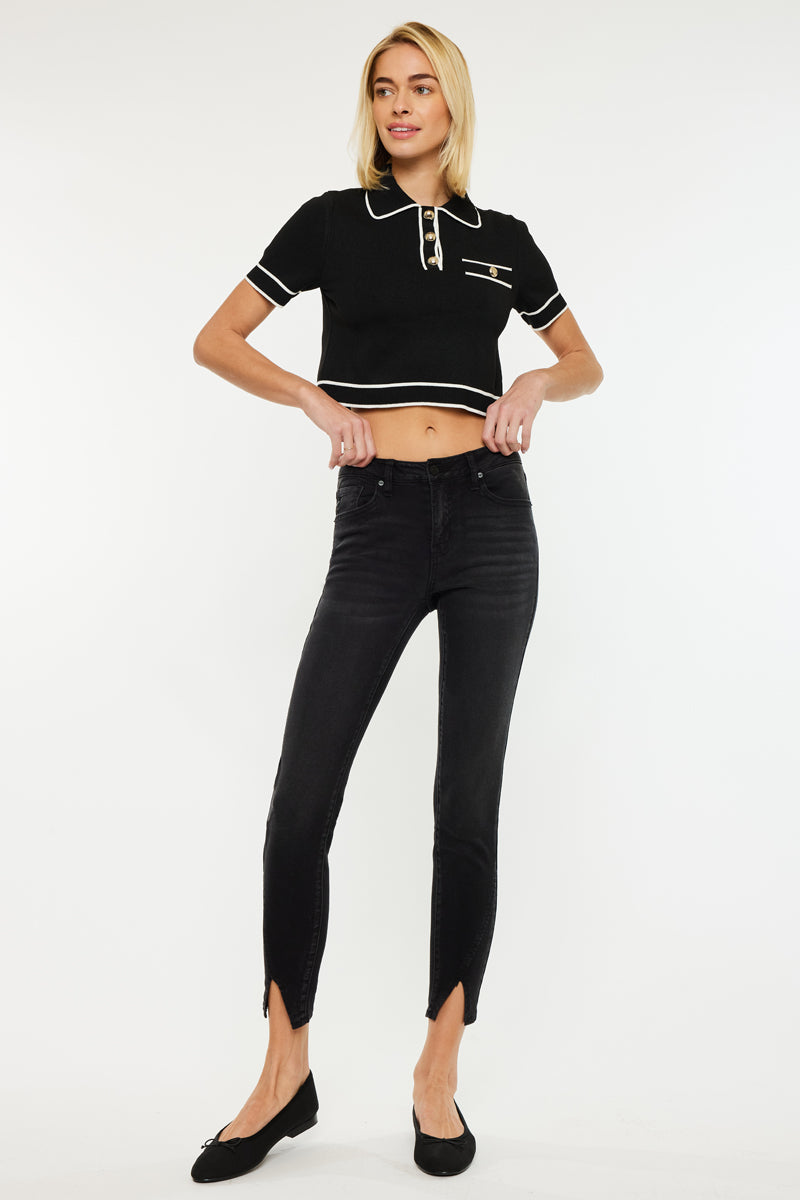 Kingston Mid Rise Ankle Skinny Jeans - Official Kancan USA