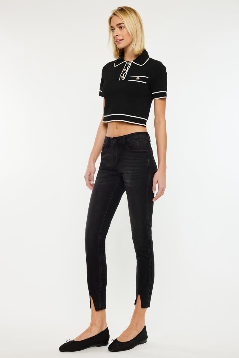 Kingston Mid Rise Ankle Skinny Jeans - Official Kancan USA