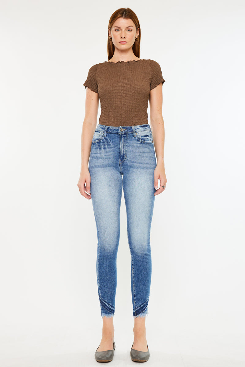 Shiloh High Rise Ankle Skinny Jeans - Official Kancan USA