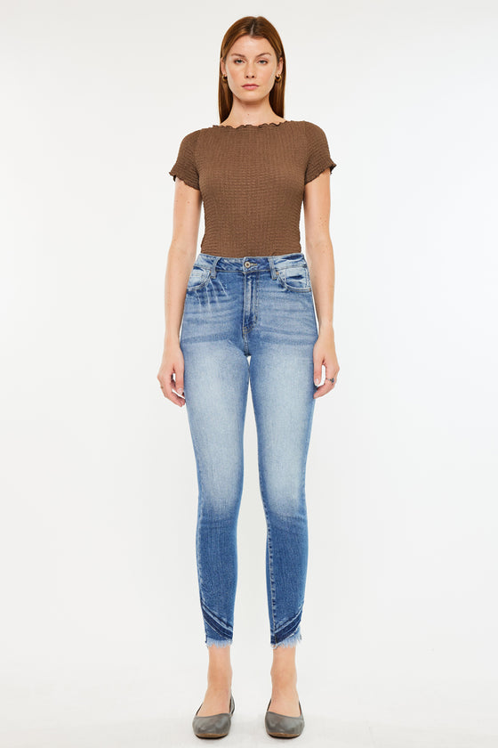 Shiloh High Rise Ankle Skinny Jeans - Official Kancan USA