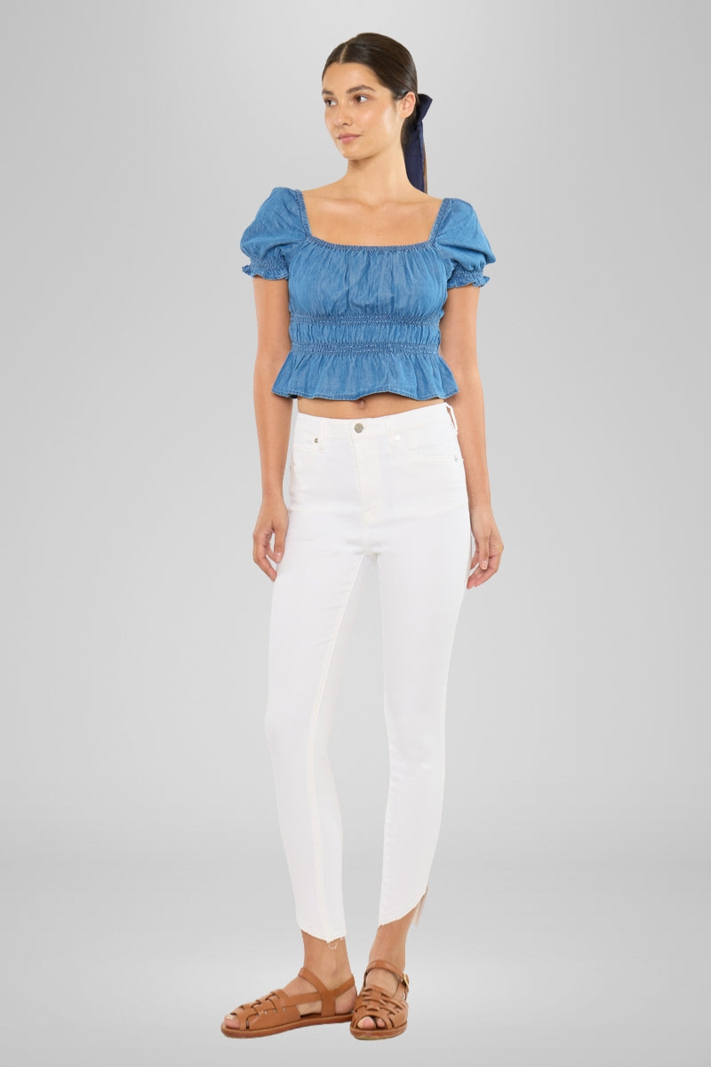 Shiloh High Rise Ankle Skinny Jeans - Official Kancan USA