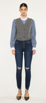 Penelope High Rise Ankle Skinny Jeans - Official Kancan USA