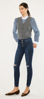 Penelope High Rise Ankle Skinny Jeans - Official Kancan USA