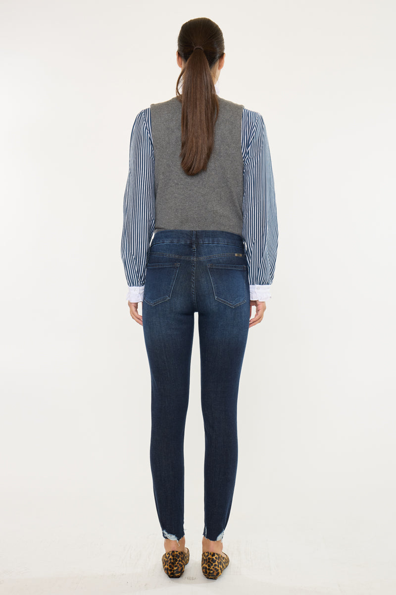 Penelope High Rise Ankle Skinny Jeans - Official Kancan USA