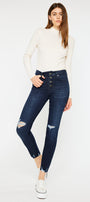 Penelope High Rise Ankle Skinny Jeans - Official Kancan USA