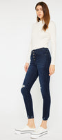 Penelope High Rise Ankle Skinny Jeans - Official Kancan USA
