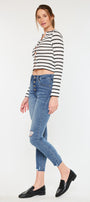 Penelope High Rise Ankle Skinny Jeans - Official Kancan USA