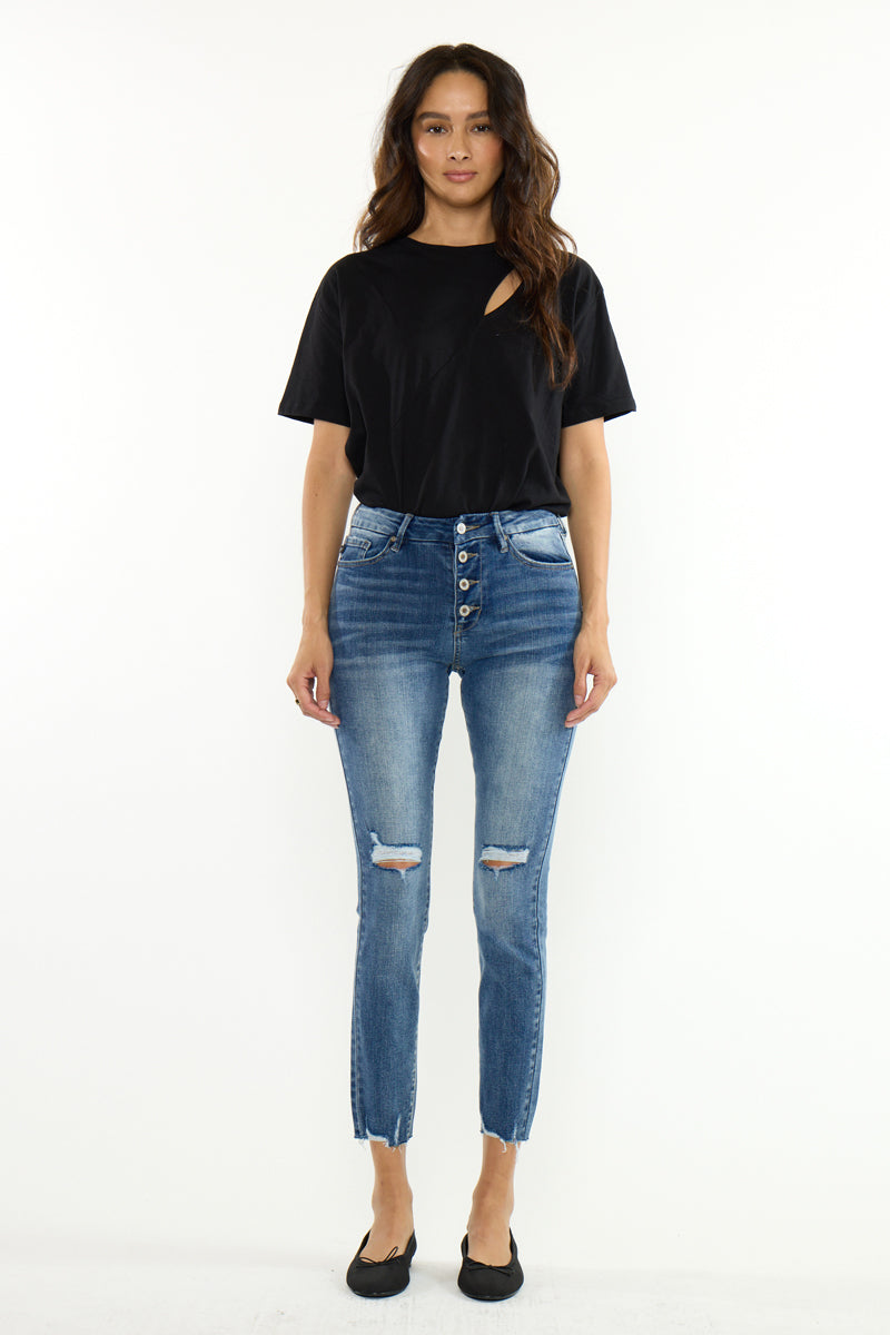 Penelope High Rise Ankle Skinny