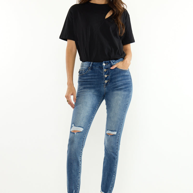 Penelope High Rise Ankle Skinny