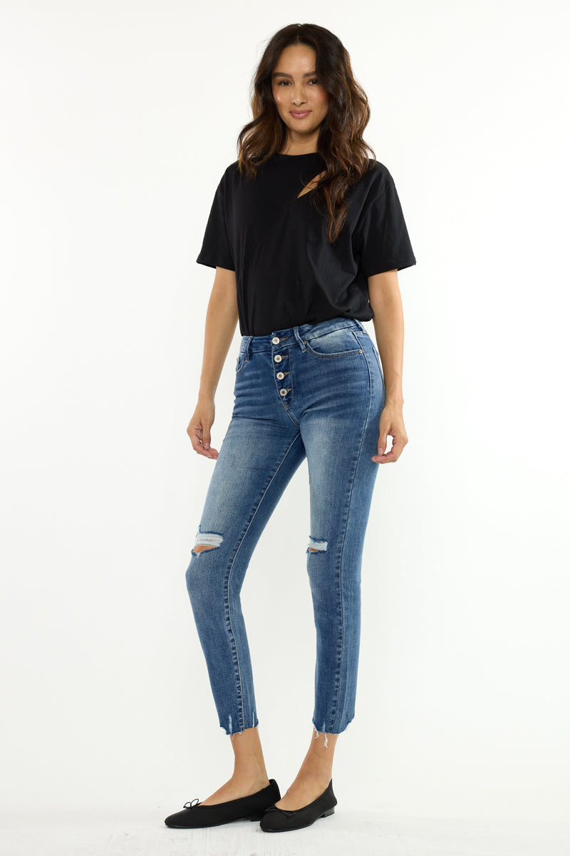 Penelope High Rise Ankle Skinny