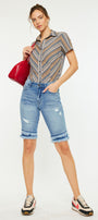 Karyn High Rise Bermuda Shorts - Official Kancan USA