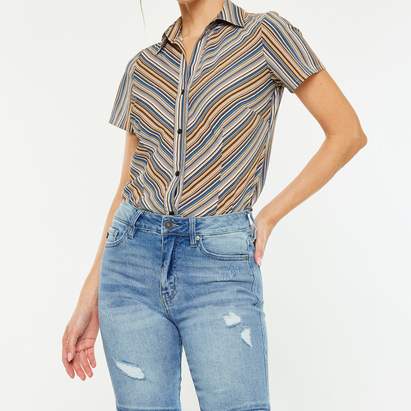 Karyn High Rise Bermuda Shorts - Official Kancan USA