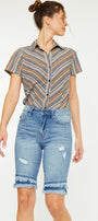 Karyn High Rise Bermuda Shorts - Official Kancan USA