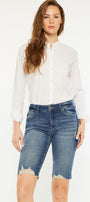 Yara Mid Rise Bermuda Shorts - Official Kancan USA