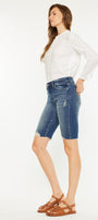 Yara Mid Rise Bermuda Shorts - Official Kancan USA
