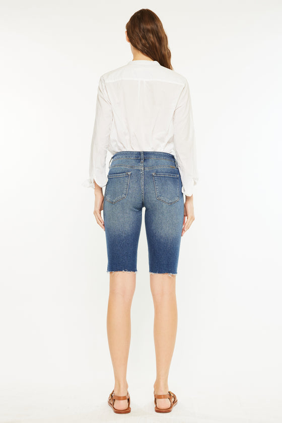 Yara Mid Rise Bermuda Shorts - Official Kancan USA