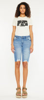 Yara Mid Rise Bermuda Shorts - Official Kancan USA