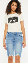 Yara Mid Rise Bermuda Shorts - Official Kancan USA