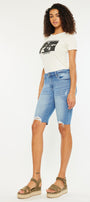 Yara Mid Rise Bermuda Shorts - Official Kancan USA