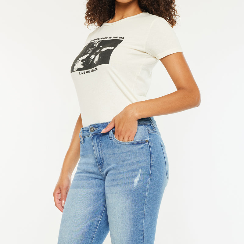 Yara Mid Rise Bermuda Shorts - Official Kancan USA