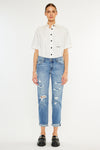 Devika Mid Rise Boyfriend Jeans