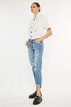 Devika Mid Rise Boyfriend Jeans