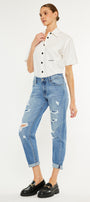 Devika Mid Rise Boyfriend Jeans - Official Kancan USA