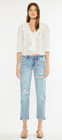 Aries Mid Rise Boyfriend Jeans - Official Kancan USA