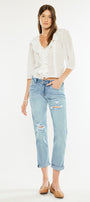 Aries Mid Rise Boyfriend Jeans - Official Kancan USA