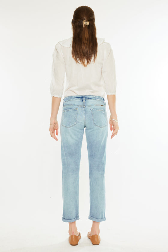 Aries Mid Rise Boyfriend Jeans - Official Kancan USA