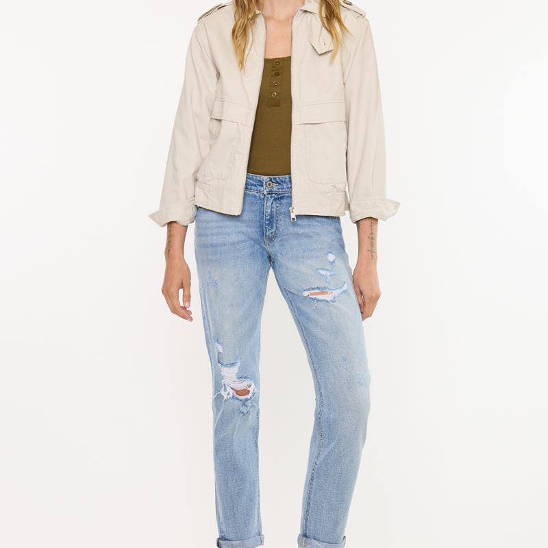 Aries Mid Rise Boyfriend - Official Kancan USA
