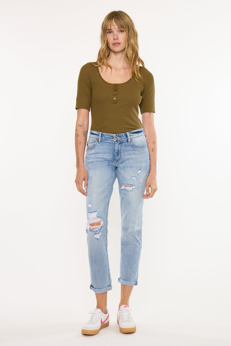 Aries Mid Rise Boyfriend - Official Kancan USA