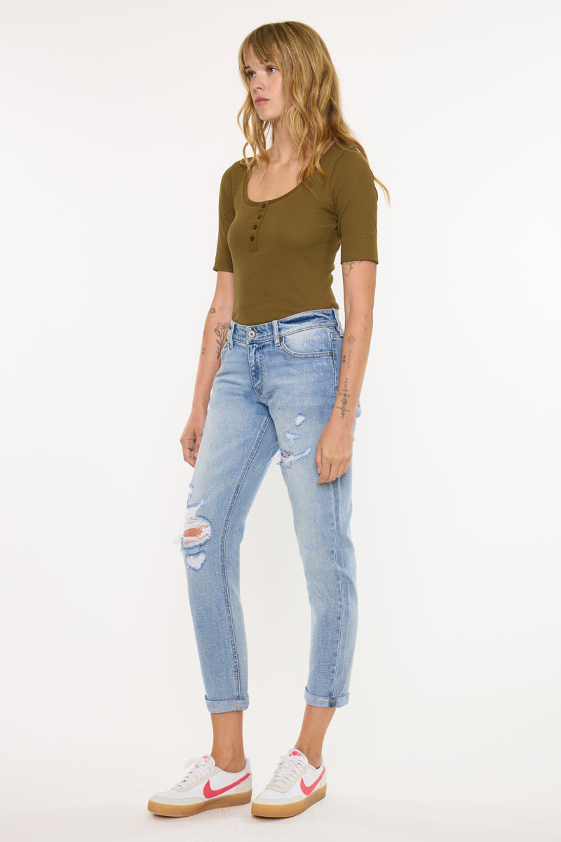 Aries Mid Rise Boyfriend - Official Kancan USA