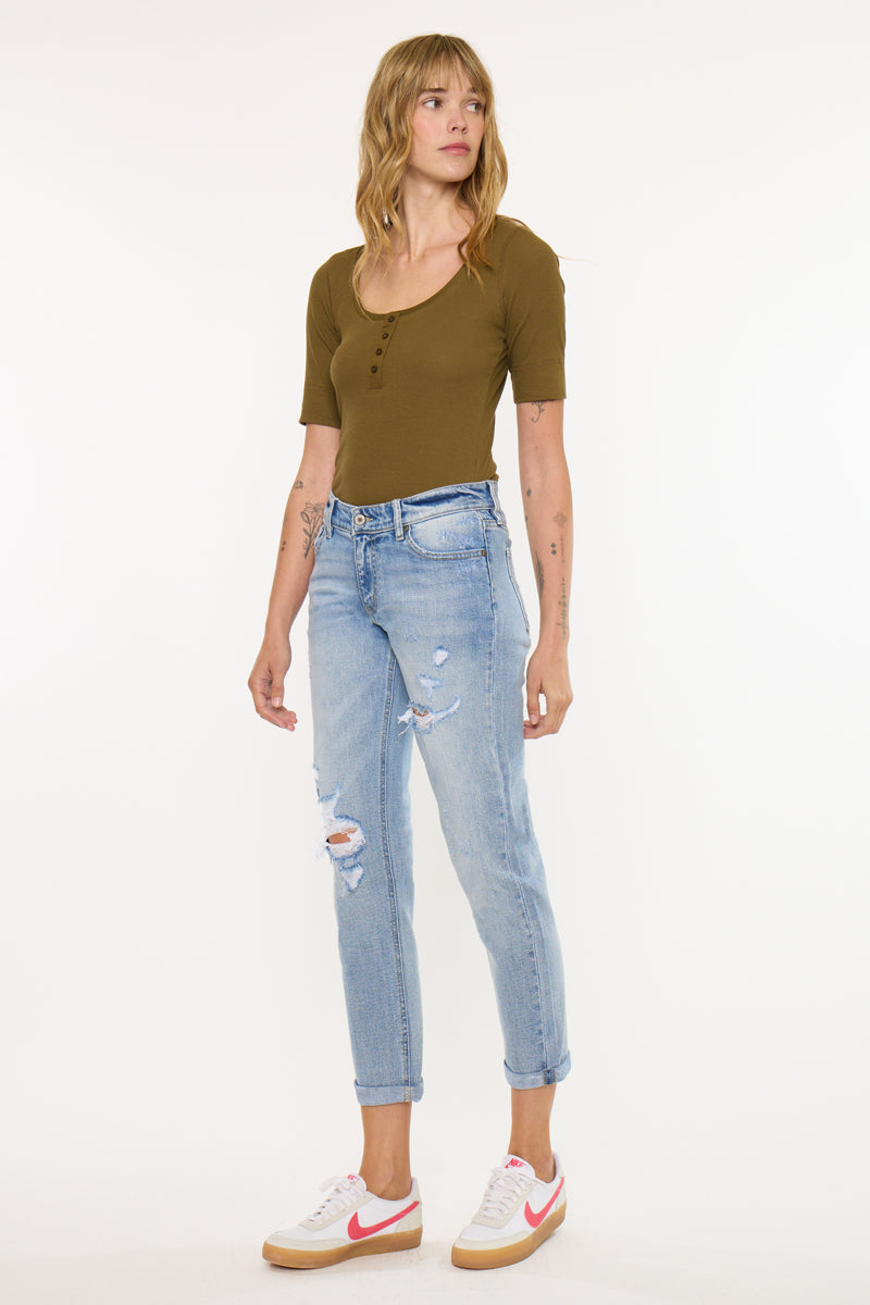 Aries Mid Rise Boyfriend - Official Kancan USA