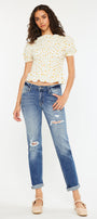 Aries Mid Rise Boyfriend Jeans - Official Kancan USA